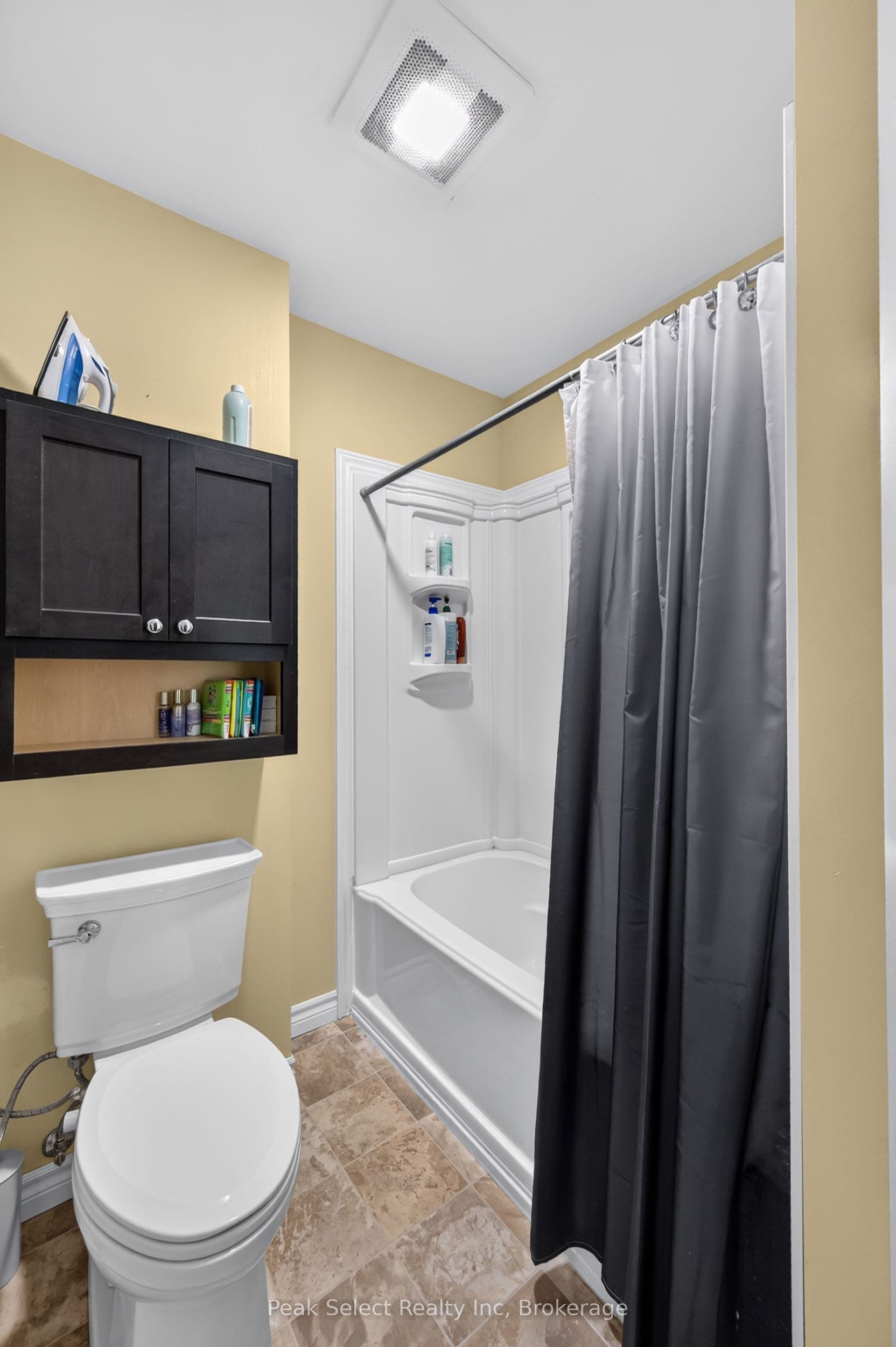 full bathroom in lower level