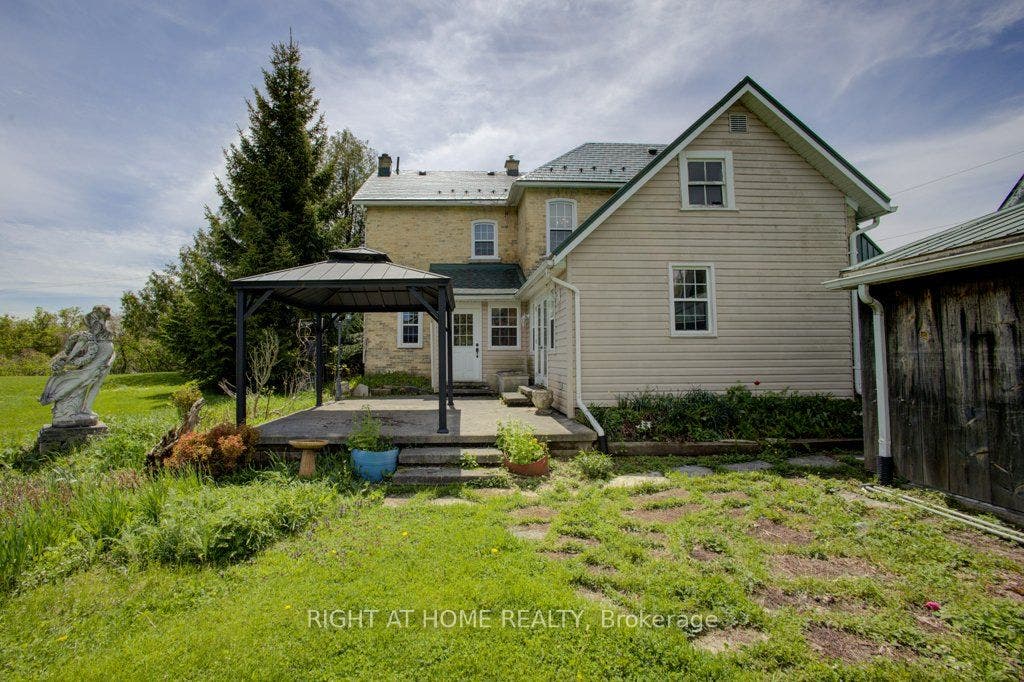 Side Yard, Patio and Gazebo