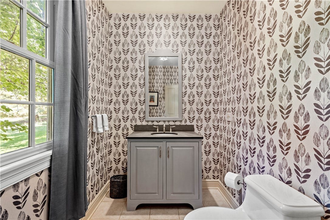 Main floor powder room