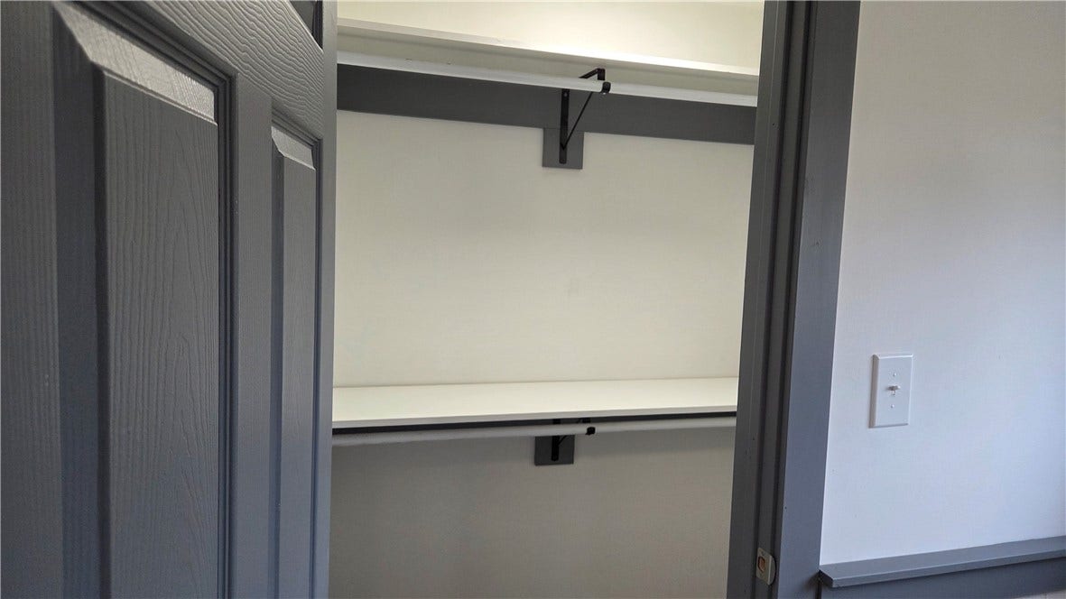Large bedroom closet