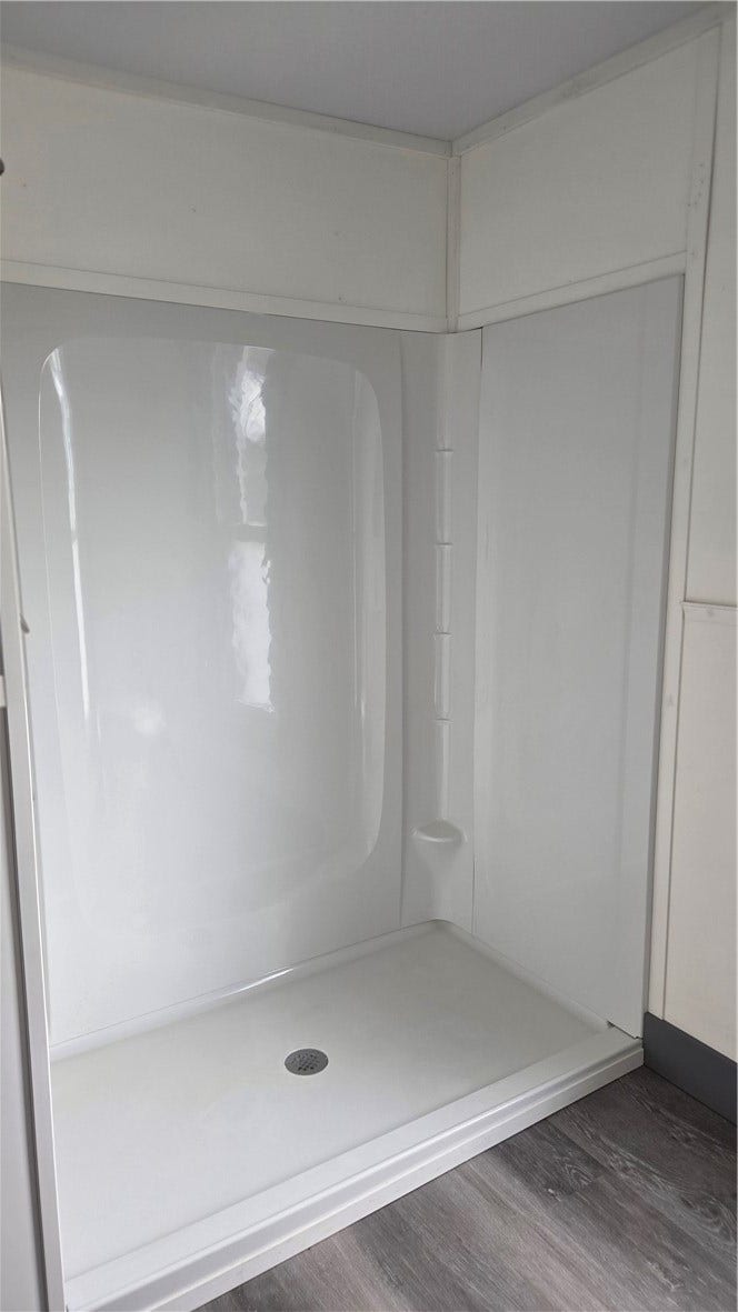Easy, walk in shower