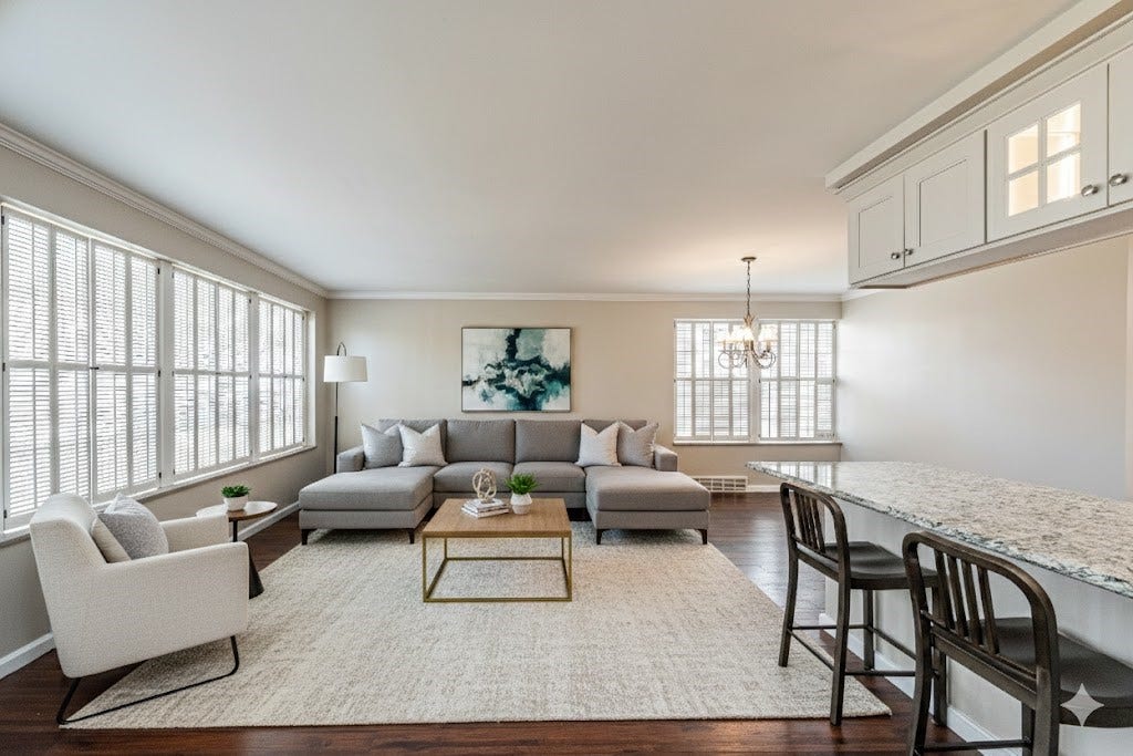 LIVING ROOM STAGED