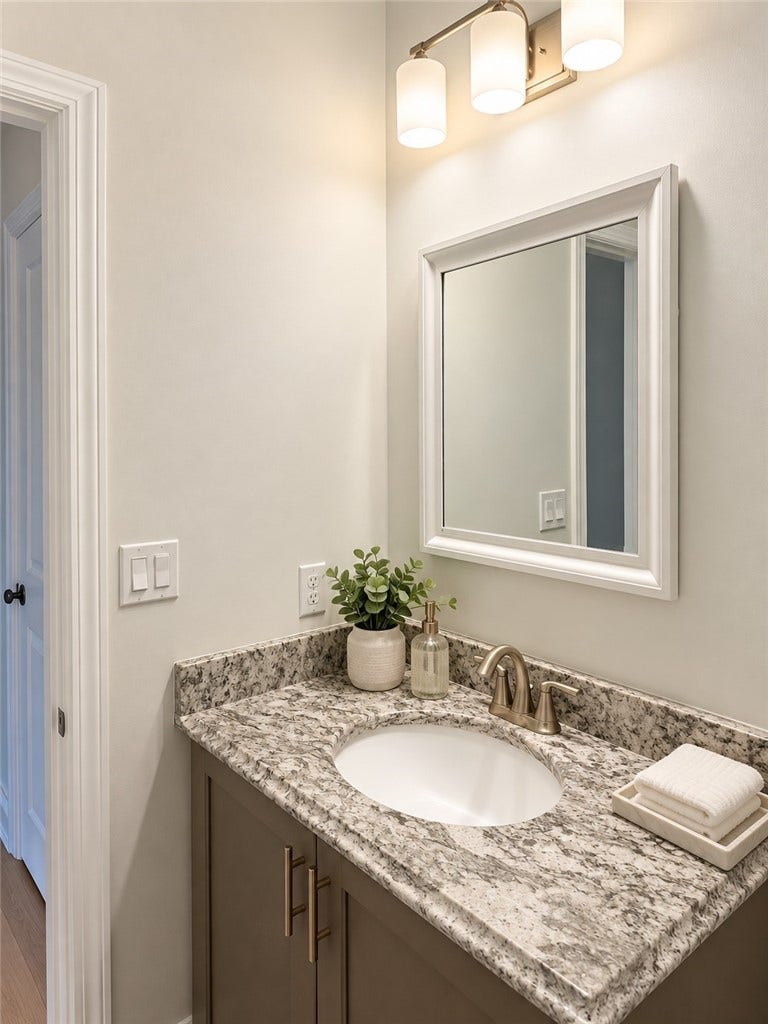 Half bath first floor