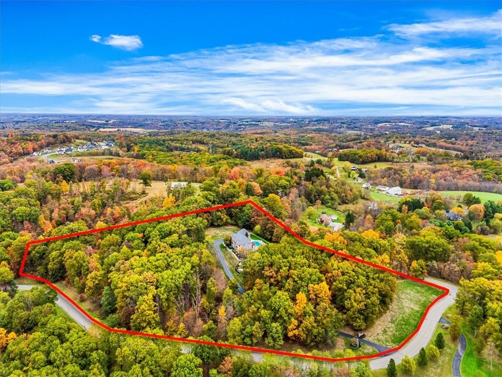 Panoramic views, on top of hill