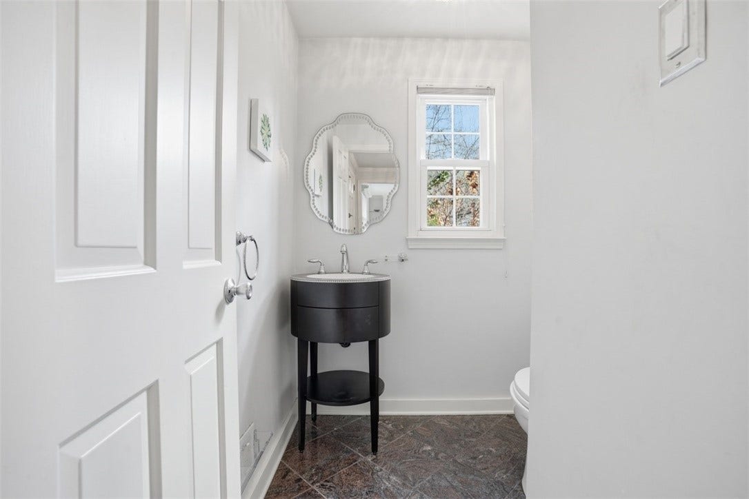 Main level half bath
