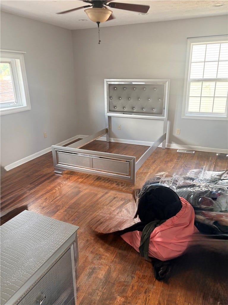 with furniture