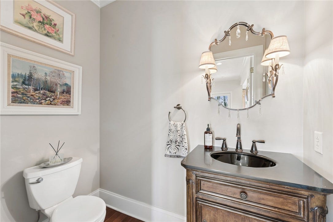 half bath on the main level