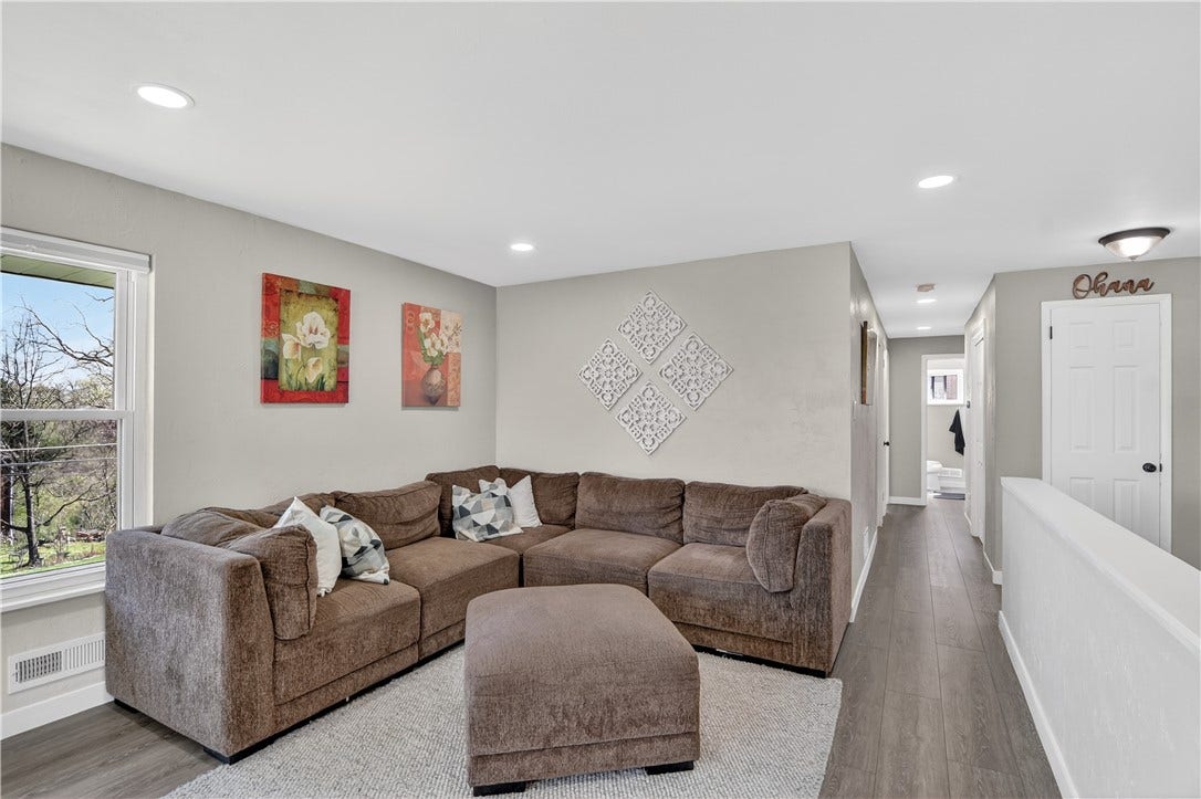 First floor living room.