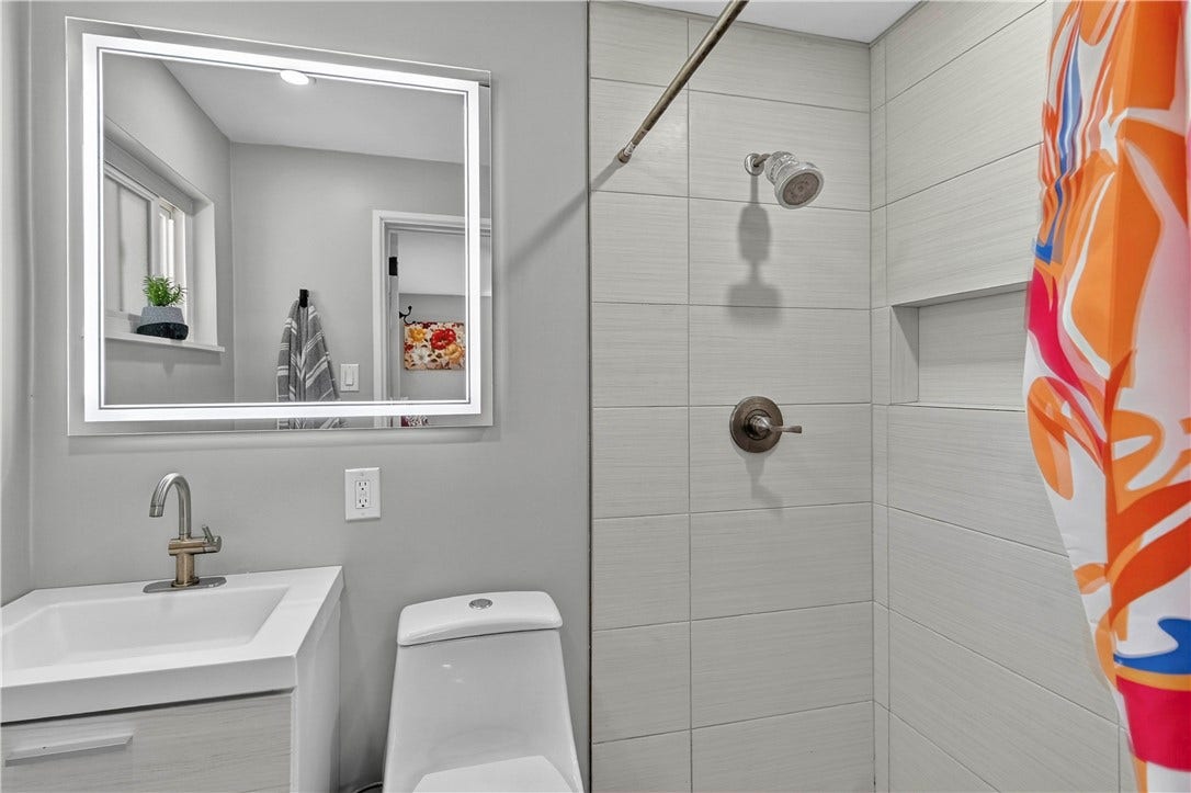 Master Bathroom with shower