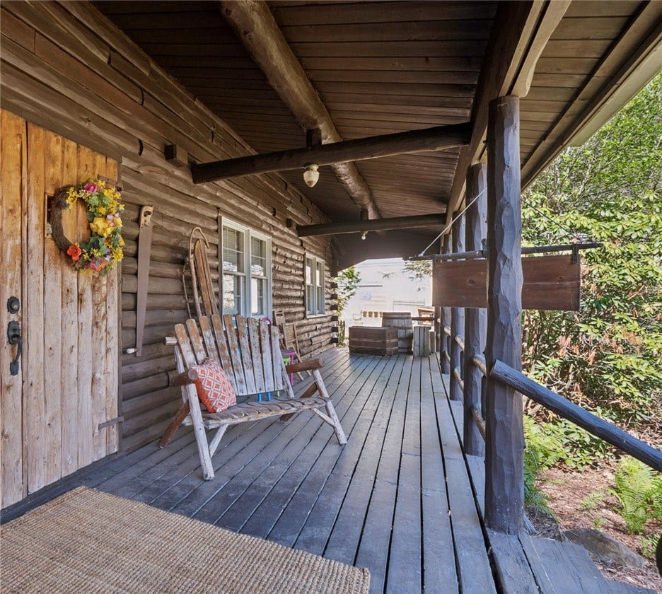 Covered front porch