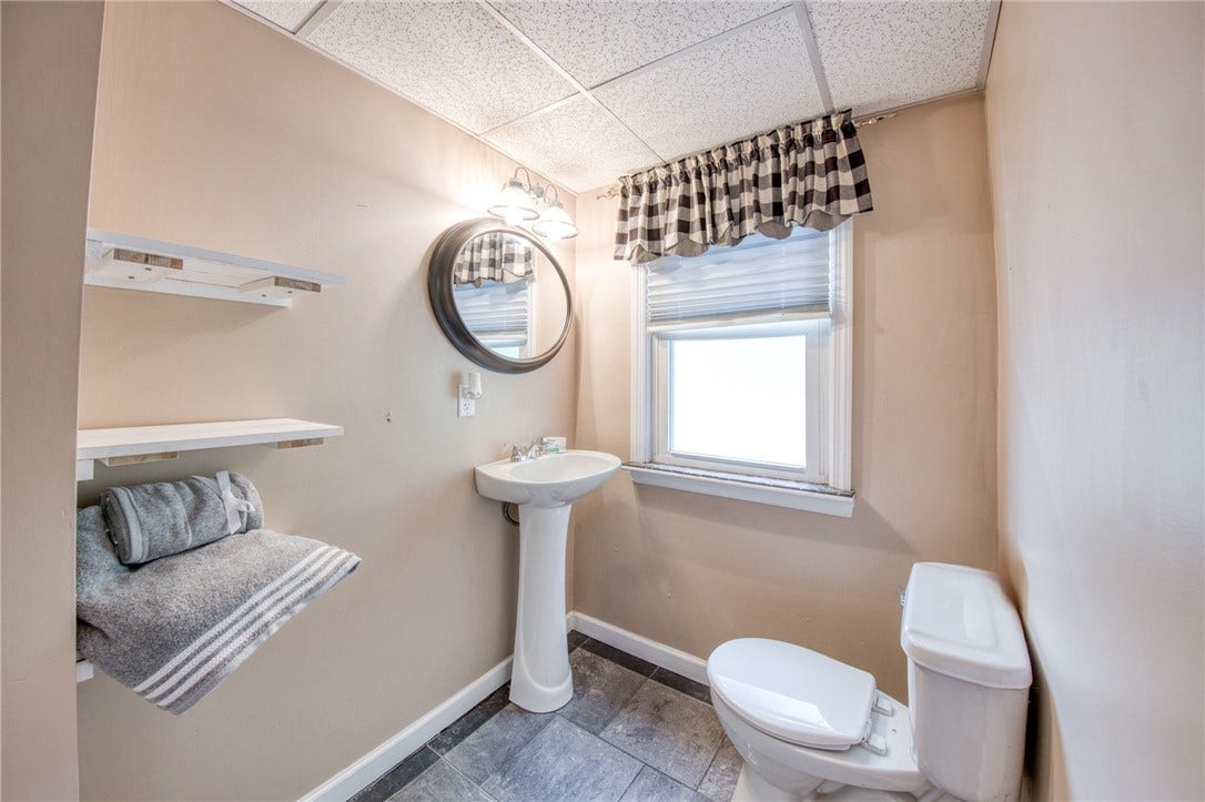 Main floor half bath