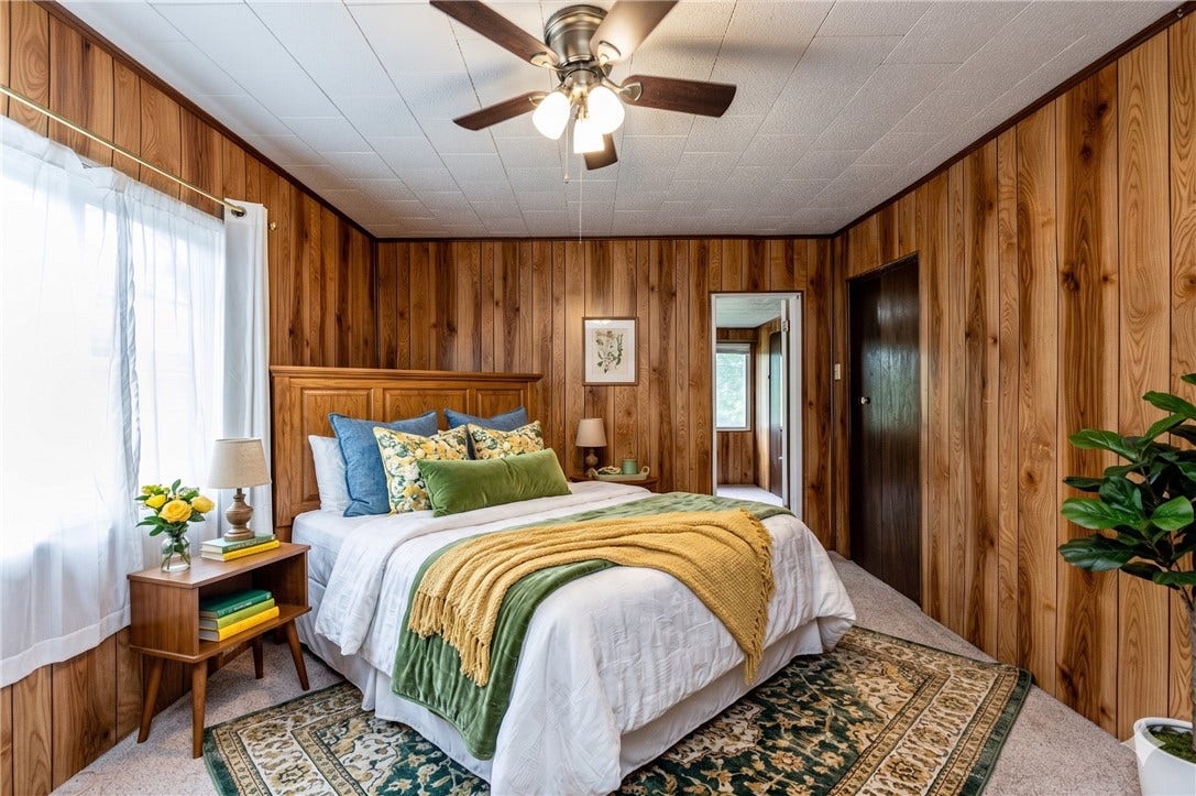 PRIMARY BEDROOM STAGED