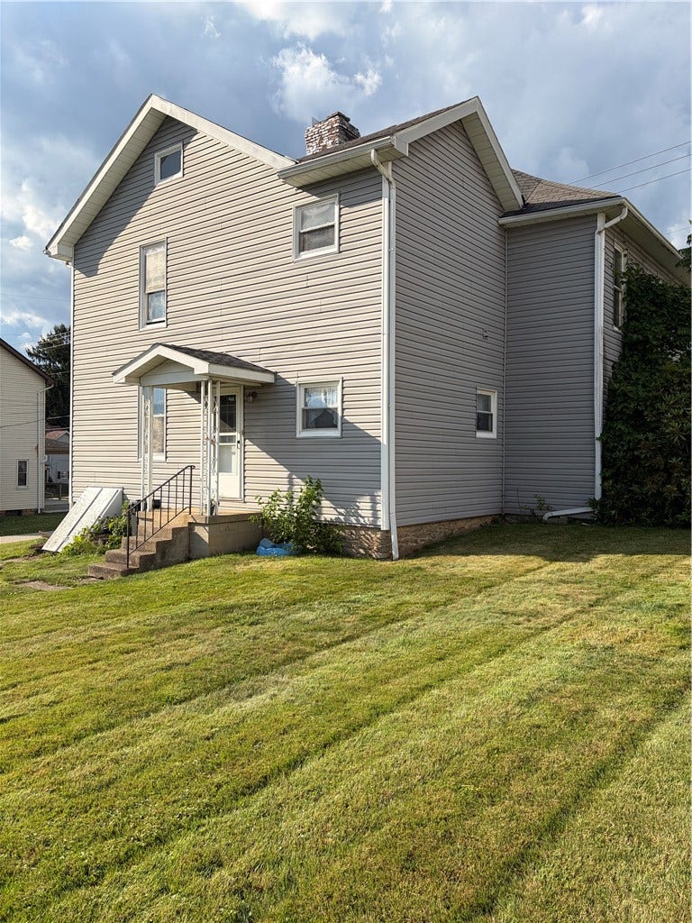 702 Vine, West Newton, PA 15089 Back of home