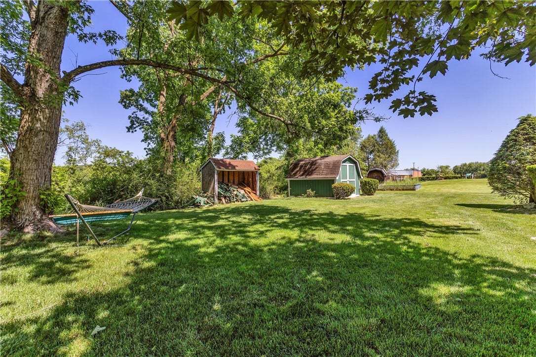 Peaceful Setting with Mature Trees.