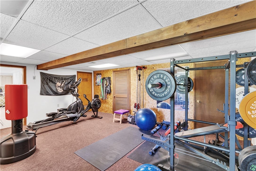 Bonus/Flex Room with Lighted Cedar Walk in Closet, Finished Storage Space, and 1 Large Unfinished Storage Space with Lots of Shelving.