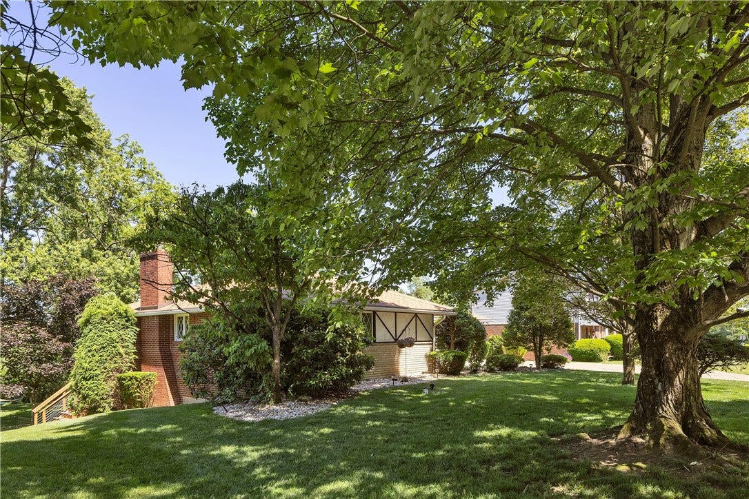 Mature Trees and Landscaping.
