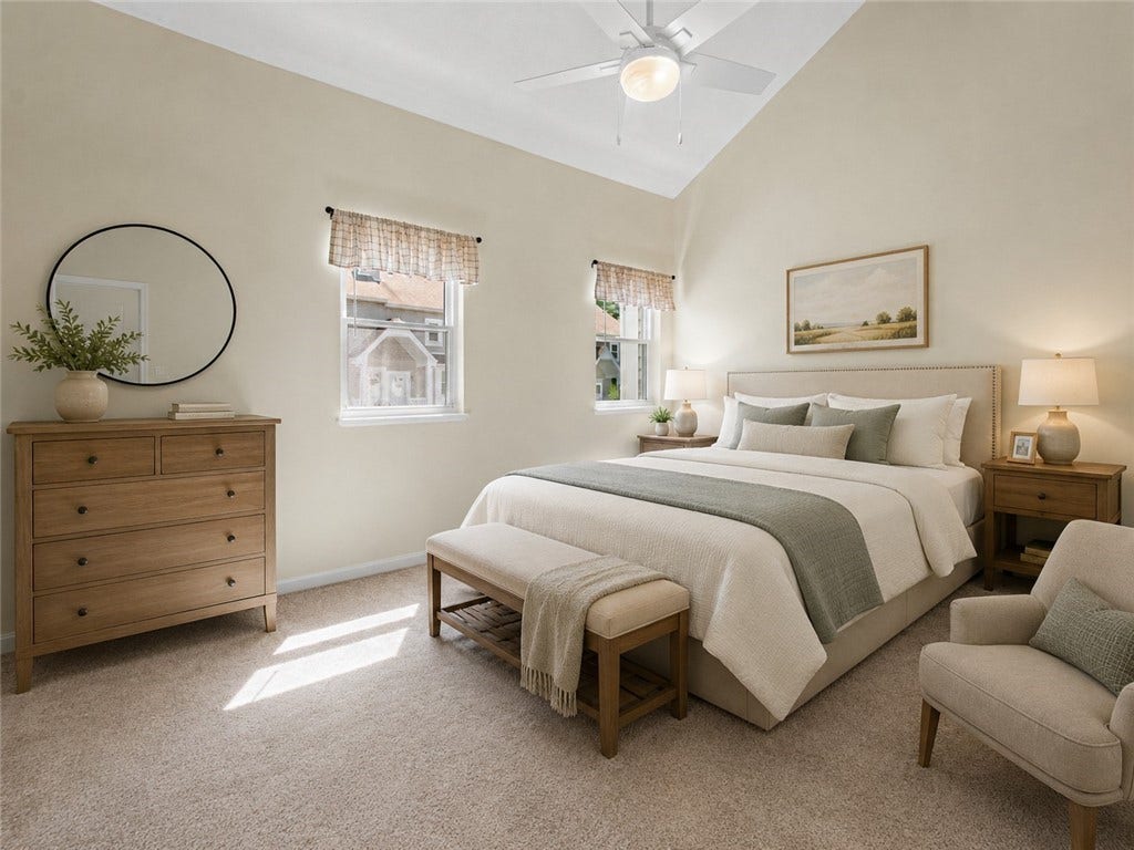 Staged bedroom 2
