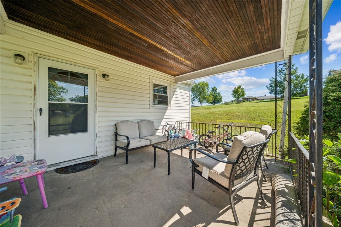 Porch off of dining room