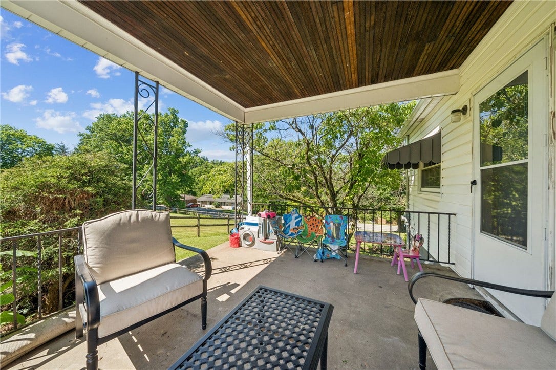 Porch off of dining room