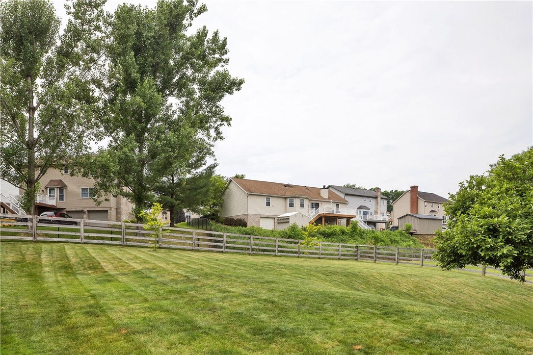 3 Sarah Ct., Irwin, PA 15642 Split Rail Fenced Property with Mature Landscaping and Ready to Enjoy!