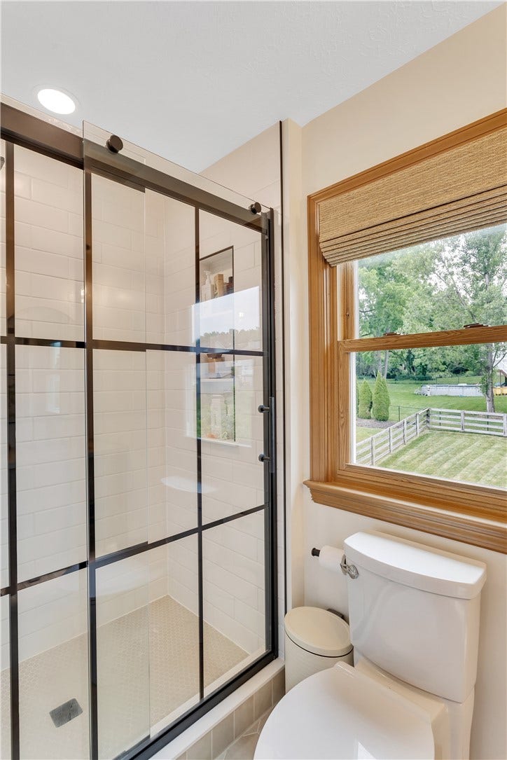 3 Sarah Ct., Irwin, PA 15642 New Shower with Sliding Glass Door.