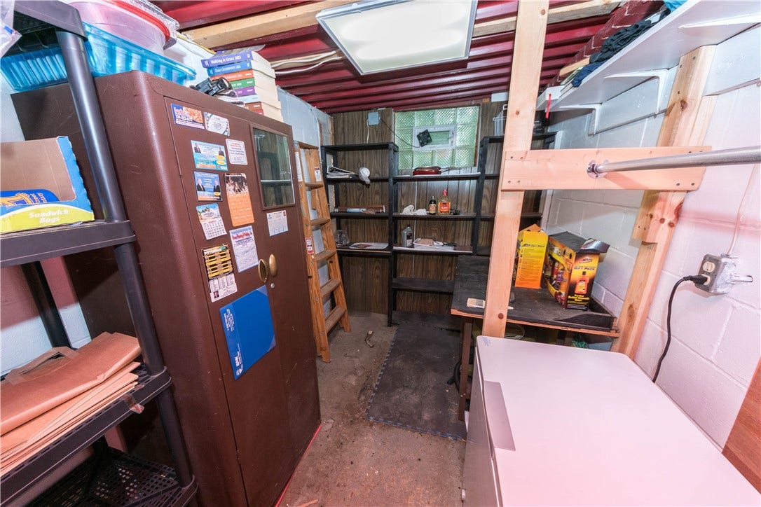 Basement storage area
