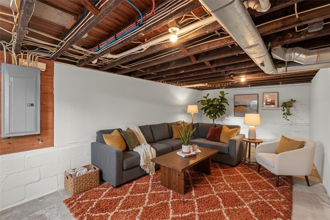 Staged Basement