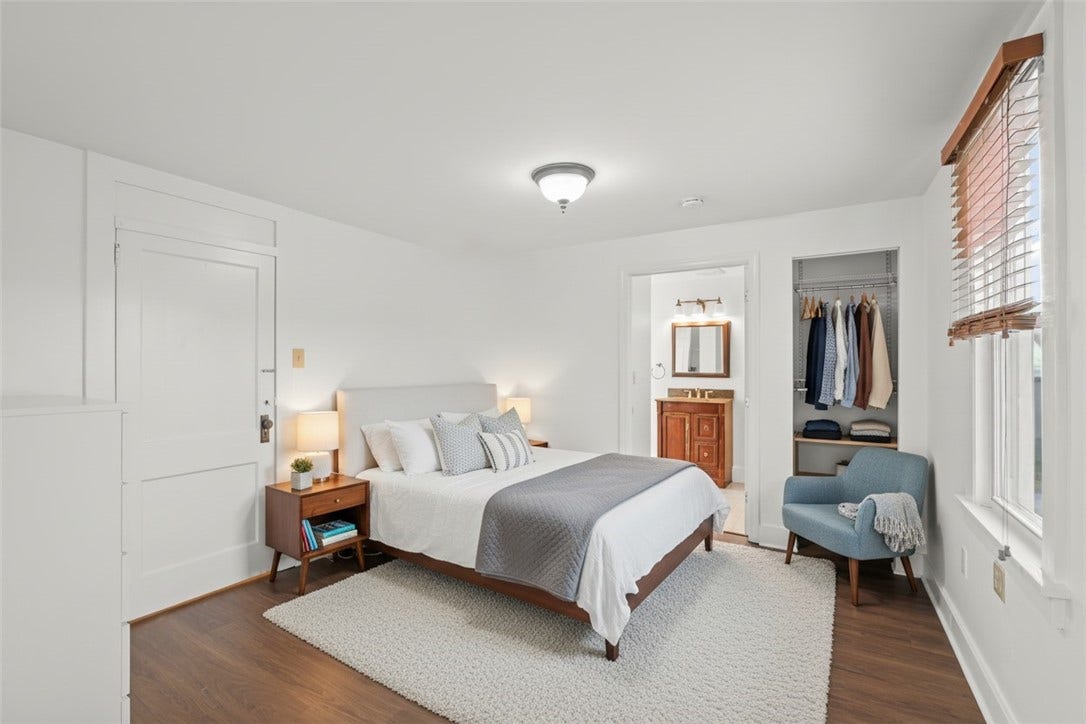 Staged Primary Bedroom Bedroom