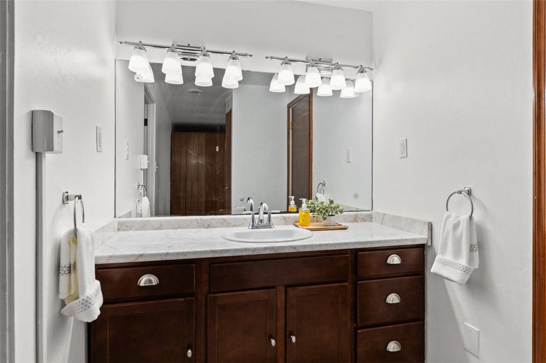 Vanity in Master Bathroom suite