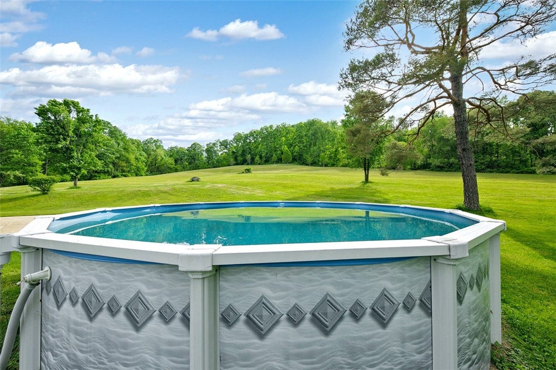 Above ground pool 3 year old liner.