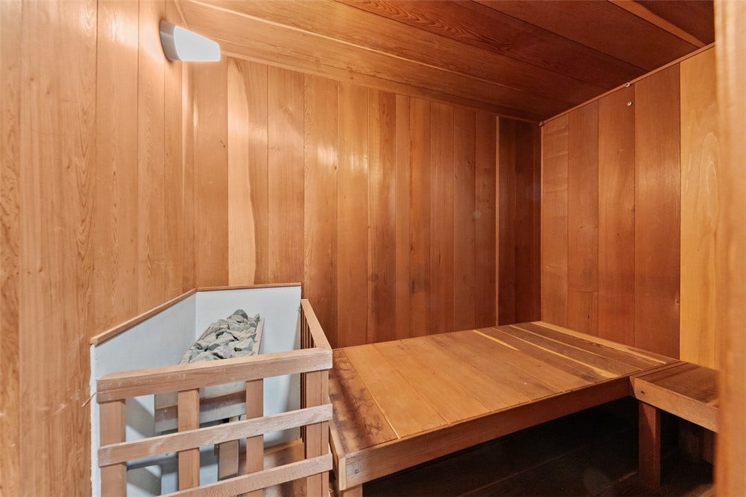 Inside Sauna