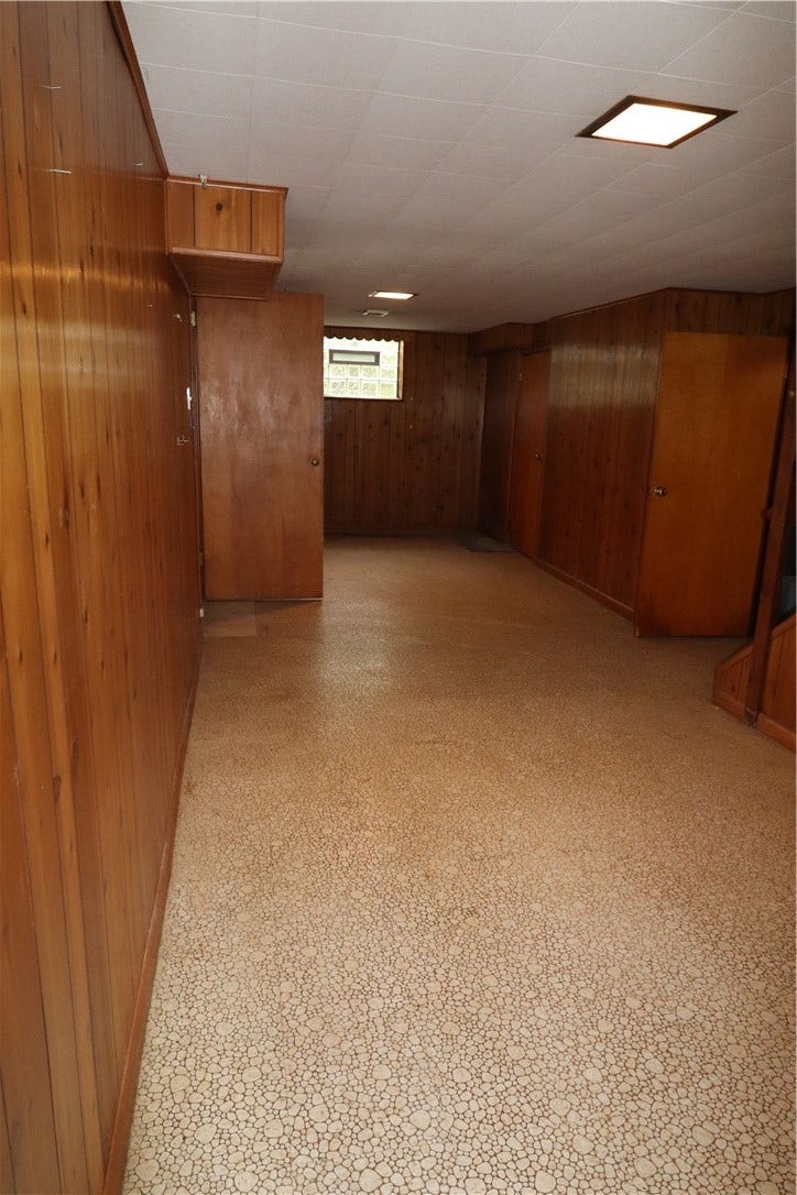 In the basement