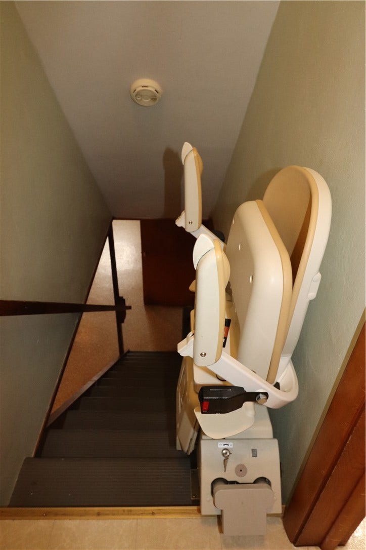 To the basement.
