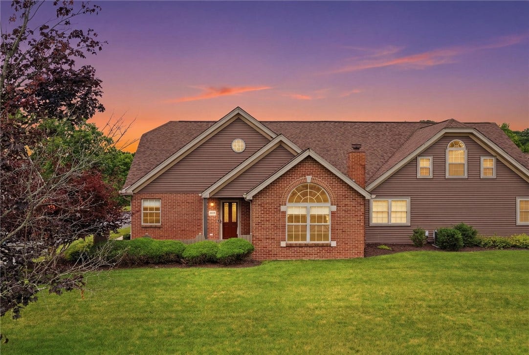 Twilight Front of Patio Home