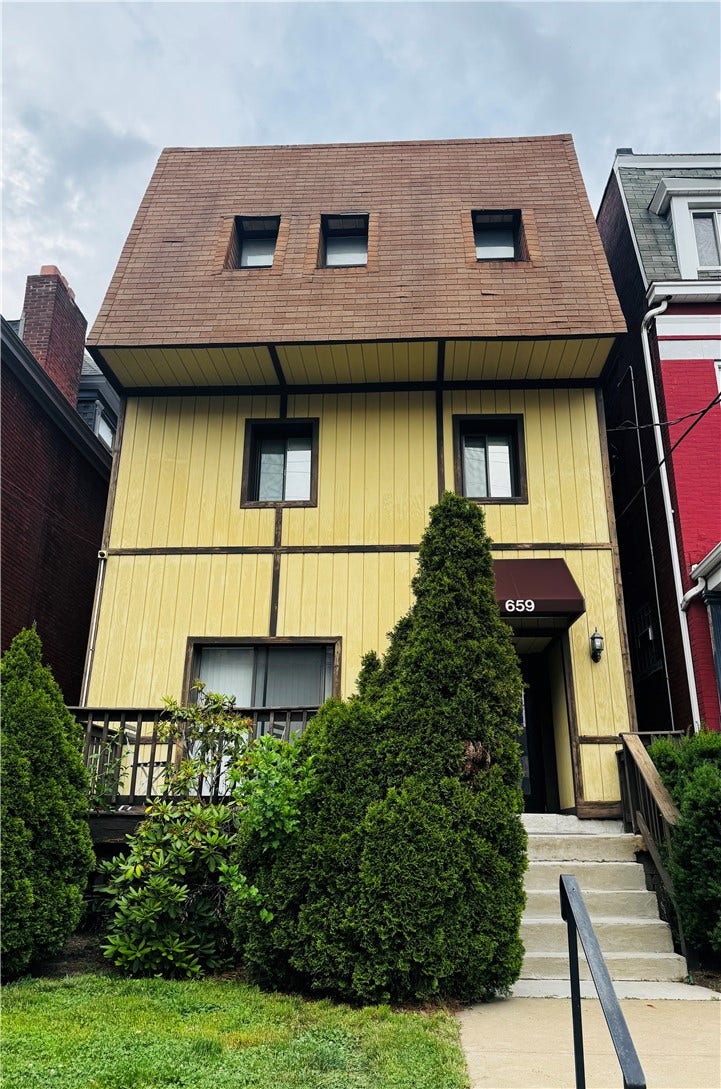 659 Maryland Ave, Shadyside, PA 15232 Front of 5 unit 659 Maryland
