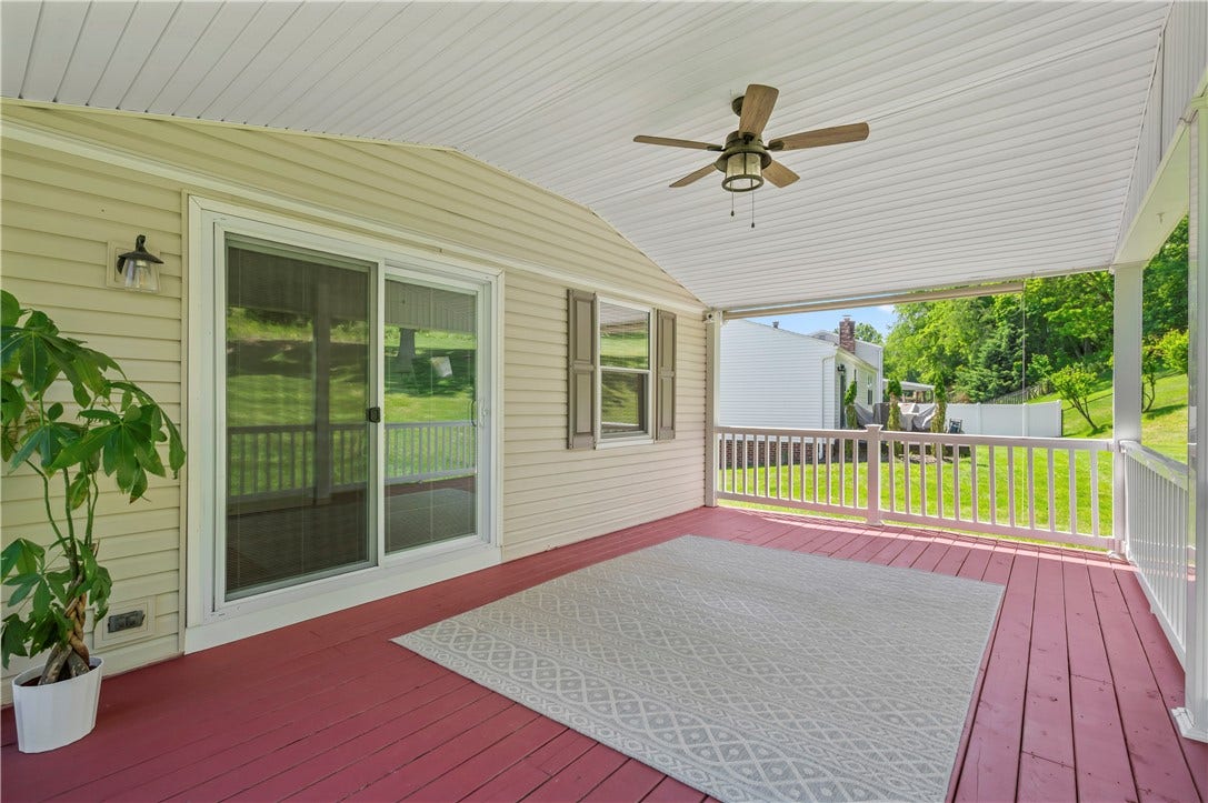 Huge covered Deck.