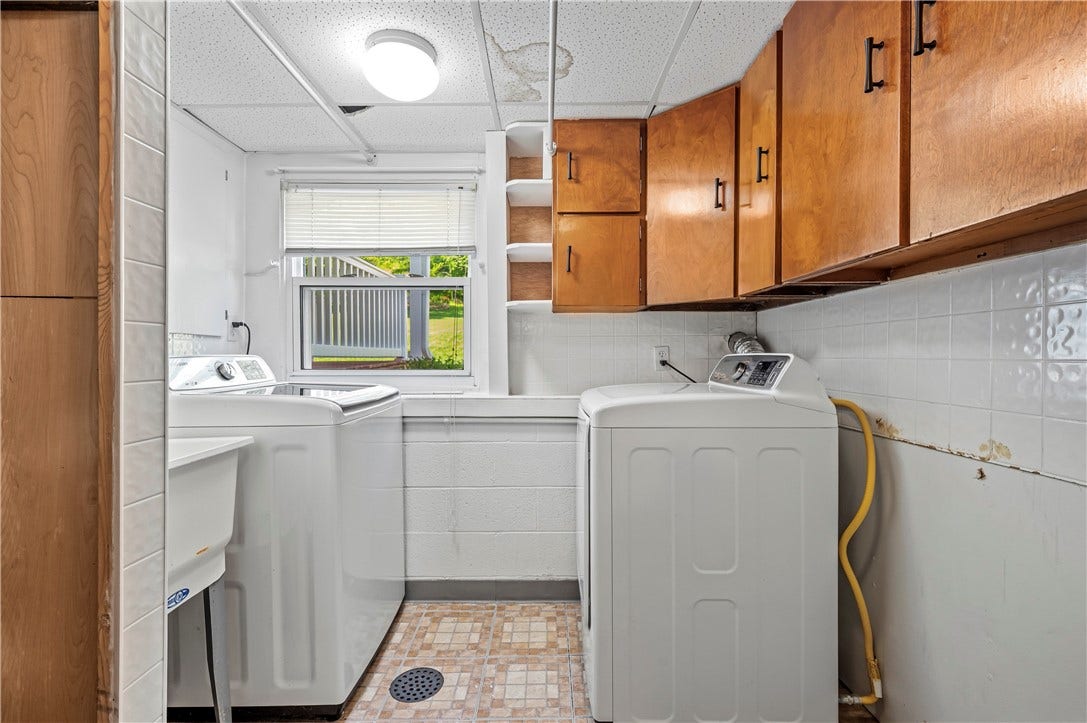 Laundry included washer and dryer.