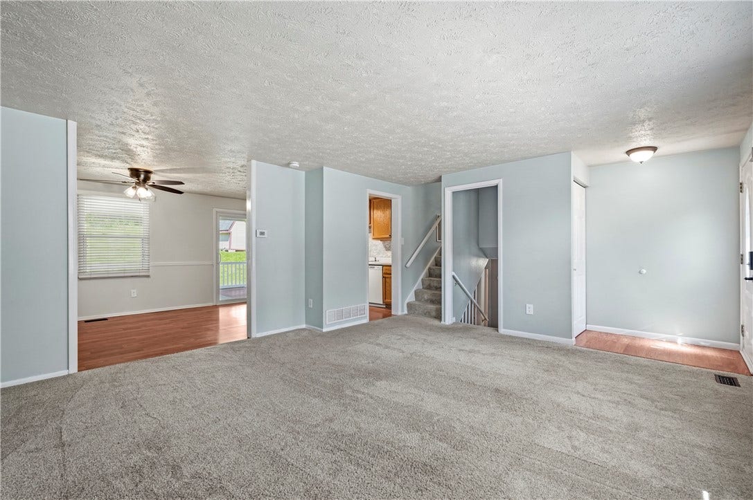 Open to the dining room.