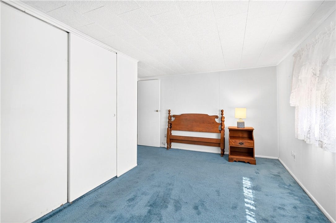 The 3rd bedroom has a big closet.
