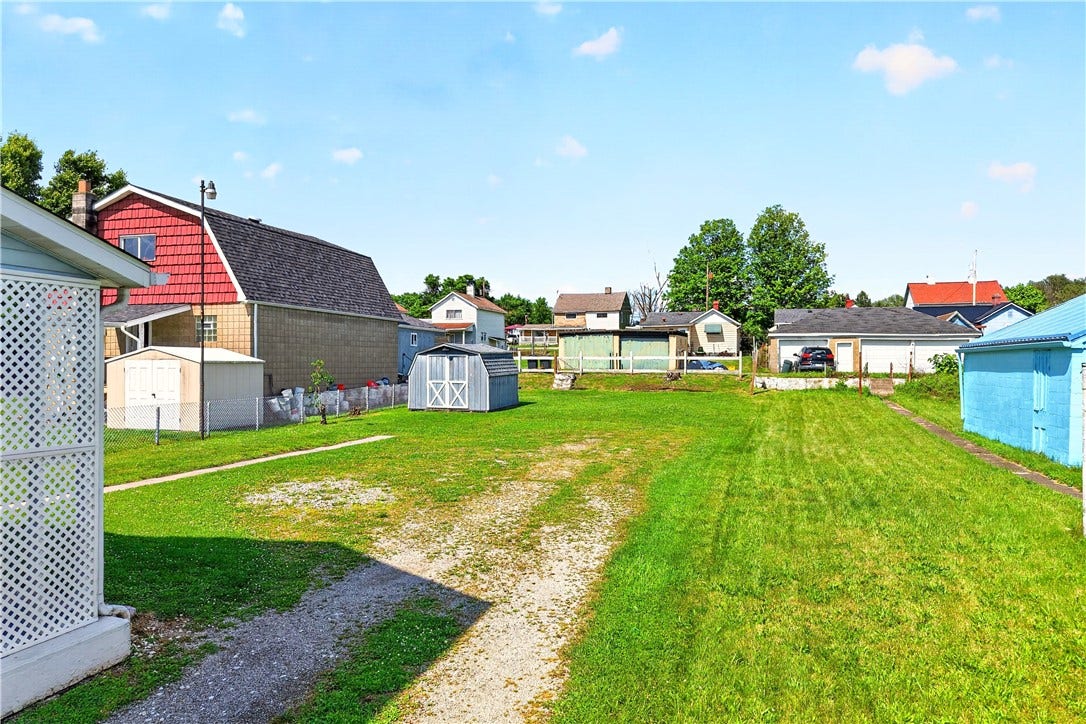 There's penty of room for outdoor fun or gardening!