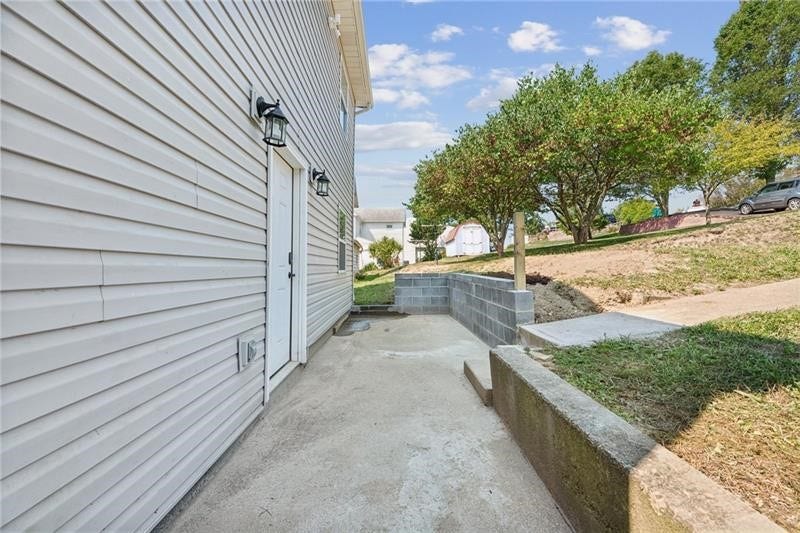 Back of home/patio area.