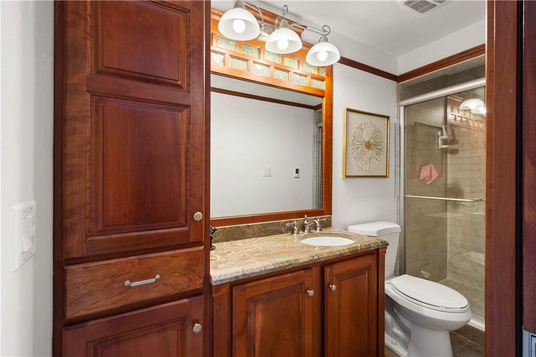 Beautiful custom primary bath.