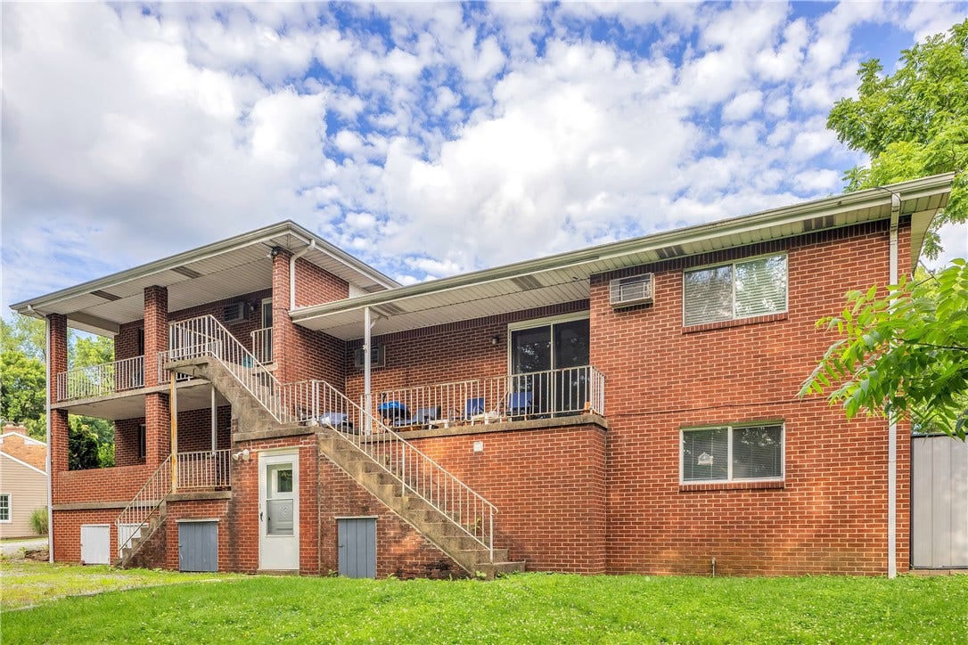Three units have a balconies