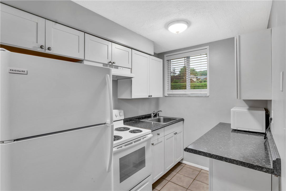 Kitchen in the efficiency unit