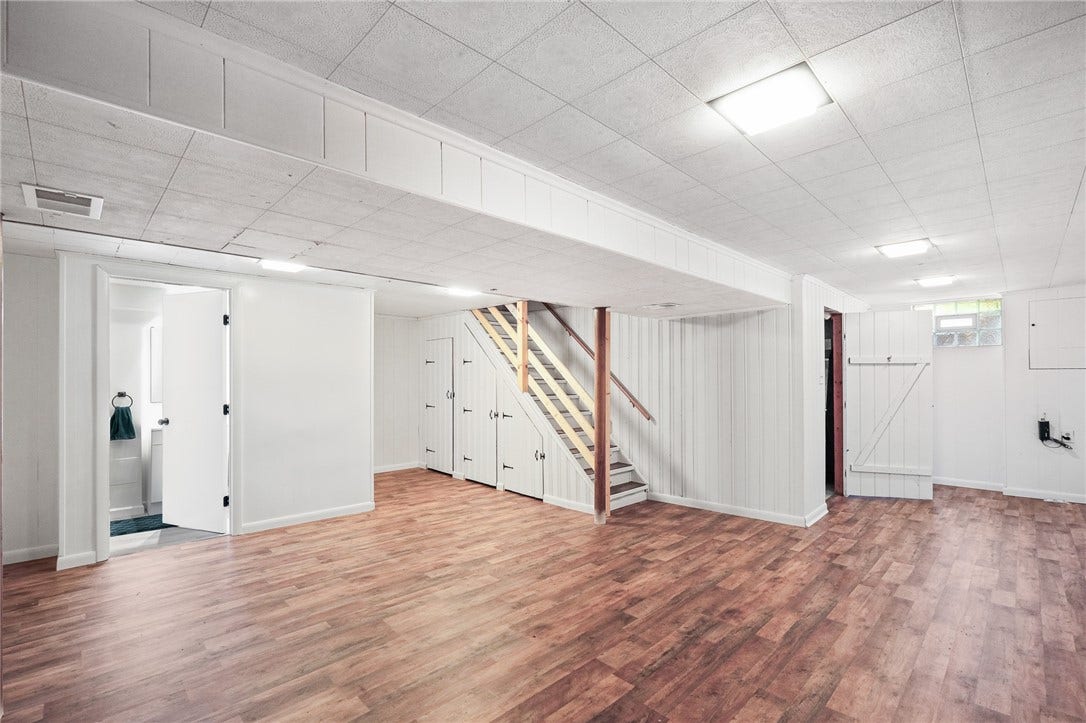 Plenty of room for large sectional sofa and game tables!