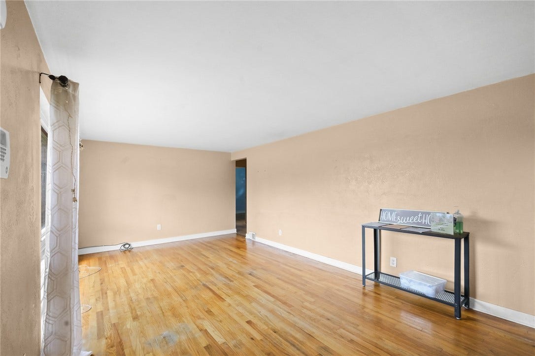 Another view of the living/dining area. So much living space!