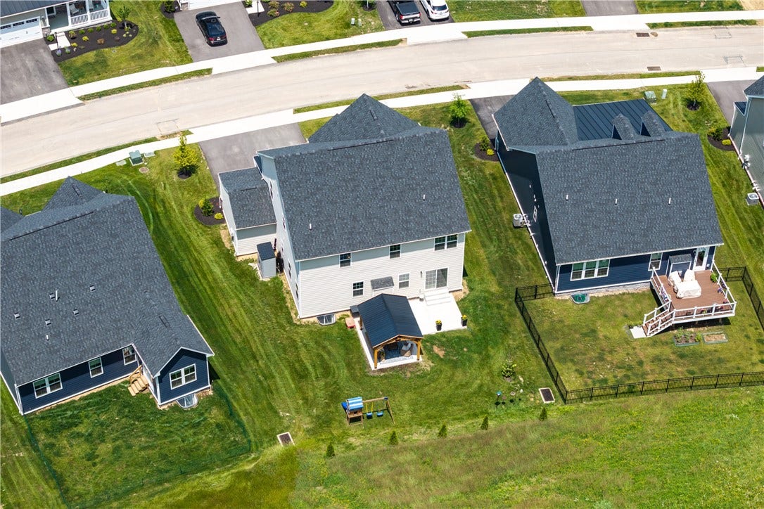 Back of property