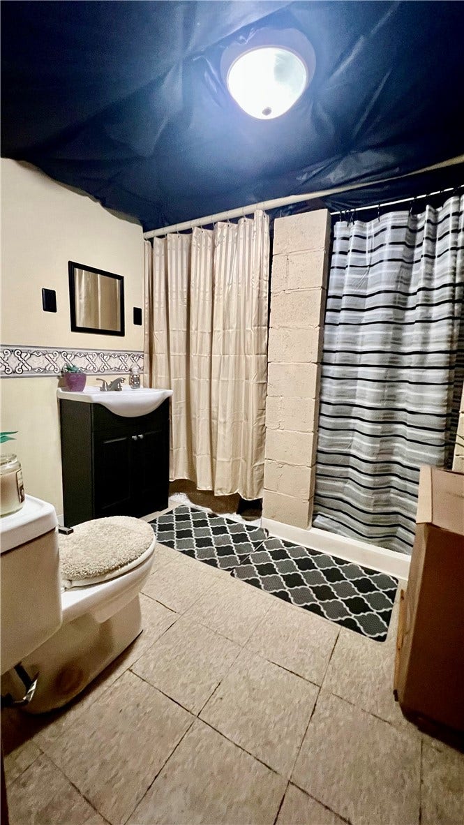 Located in basement