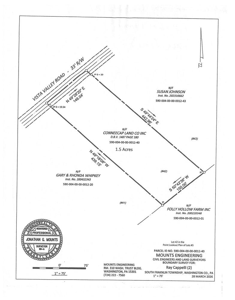 Lot 42 Vista Valley Rd, Washington, PA 15301