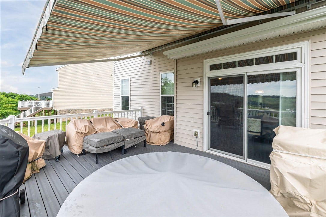 Relax, dine, and entertain on the large deck...savor every season!